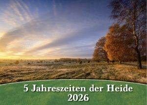 "5 Jahreszeiten der Heide" Kalender 2026 - DINA3