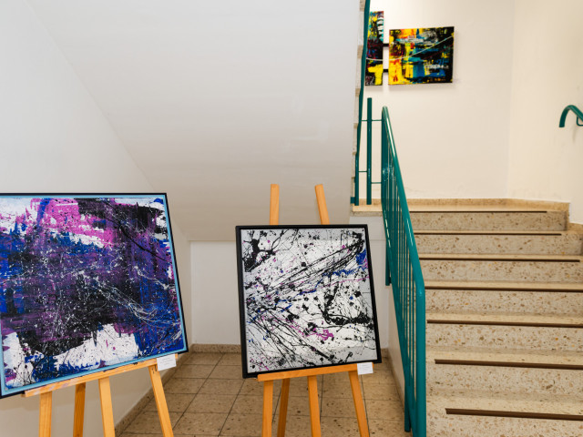 Bild der Ausstellungseröffnung "Wider die Vernunft" von Gerit Grube Gerit Grube - Wider die Vernunft